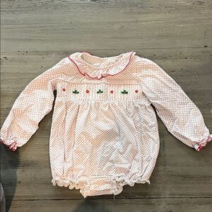 Pink Polka Dot Kids One Piece